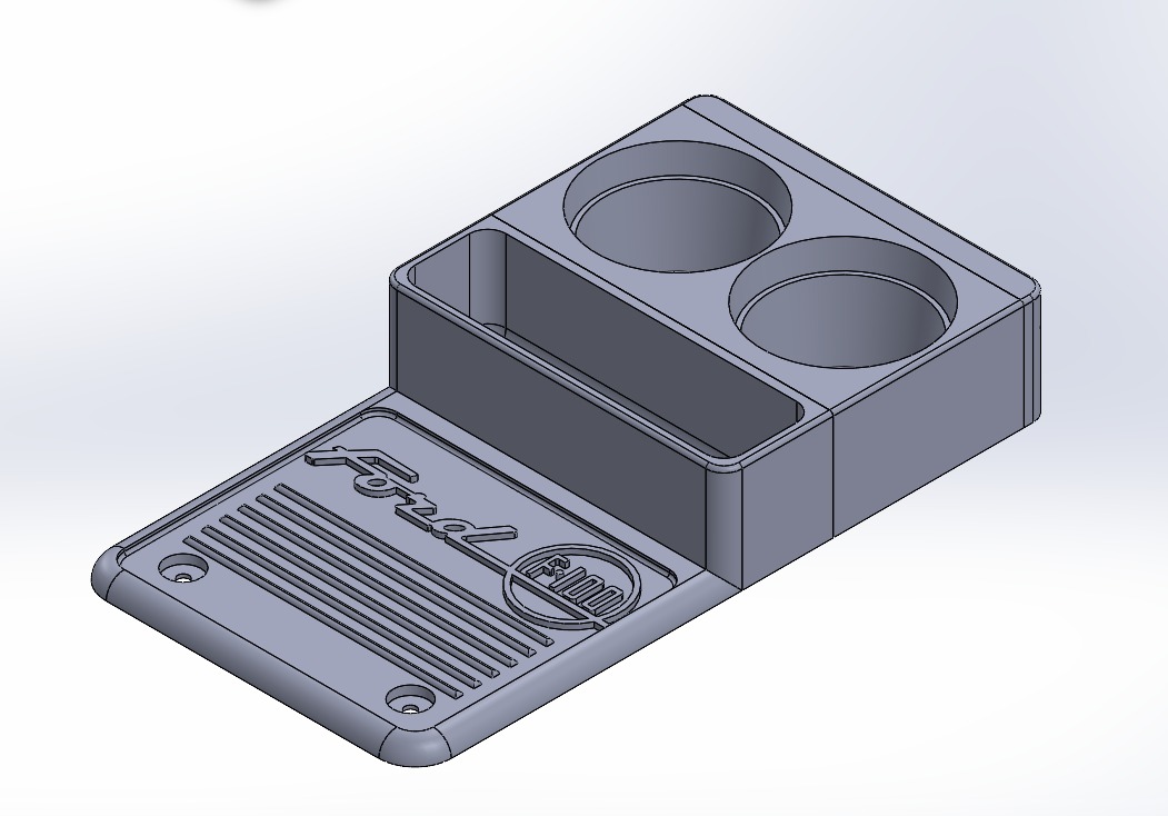 Modelagem CAD do console Ford F-100 desenvolvida pela BBE 3D