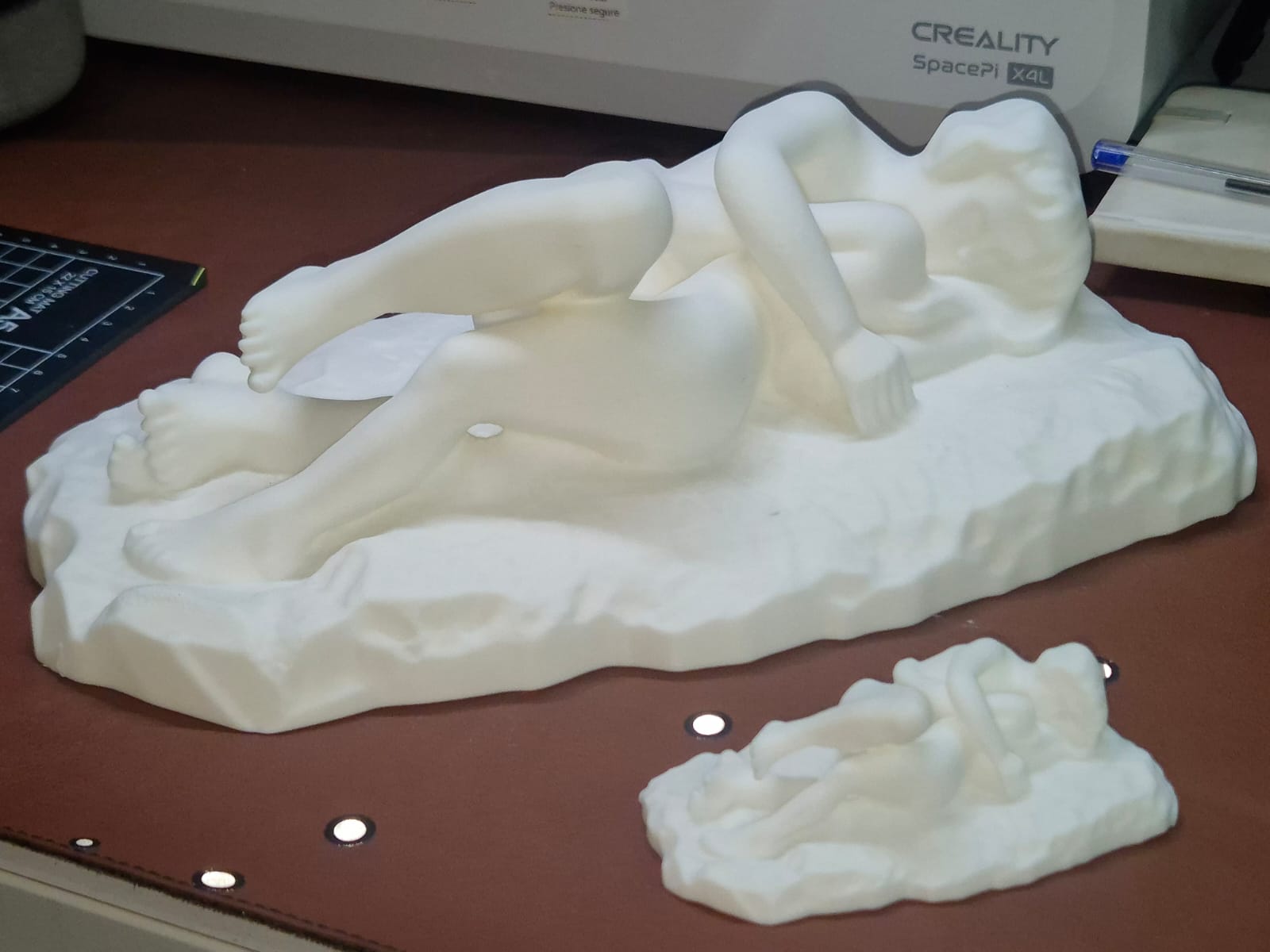Obra decorativa e miniatura produzidas pela BBE 3D